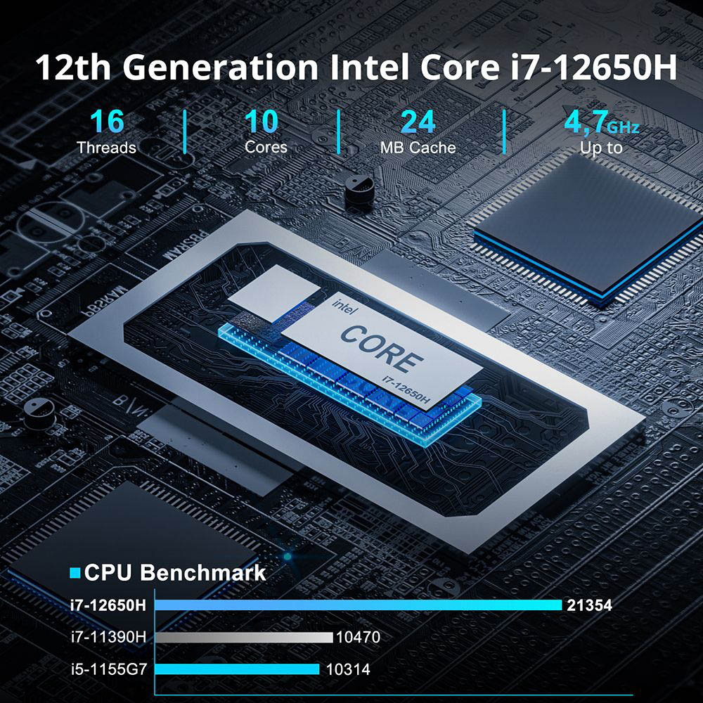 GEEKOM XT12Pro i7- 12650 32+1T Mini PC 6
